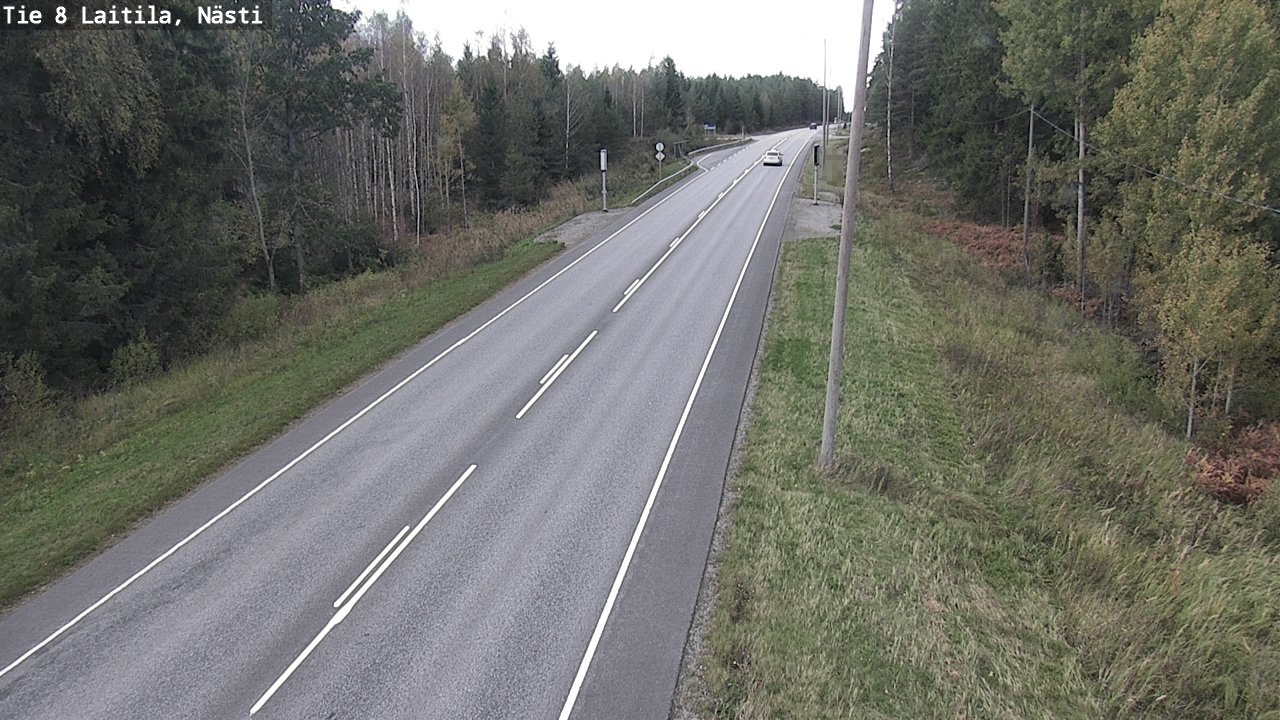 Weather Camera Image Road 8  Laitila, Nästi, Laitila, Varsinais-Suomi