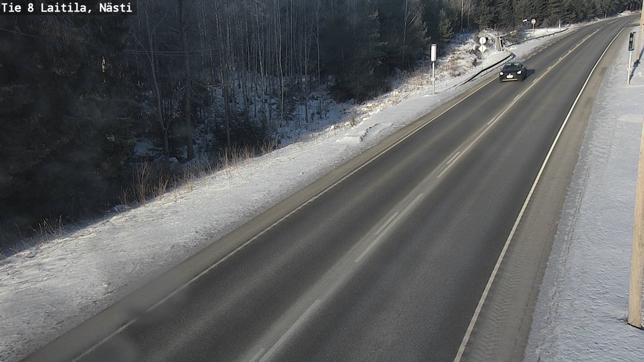 Weather Camera Image Road 8  Laitila, Nästi, Laitila, Varsinais-Suomi