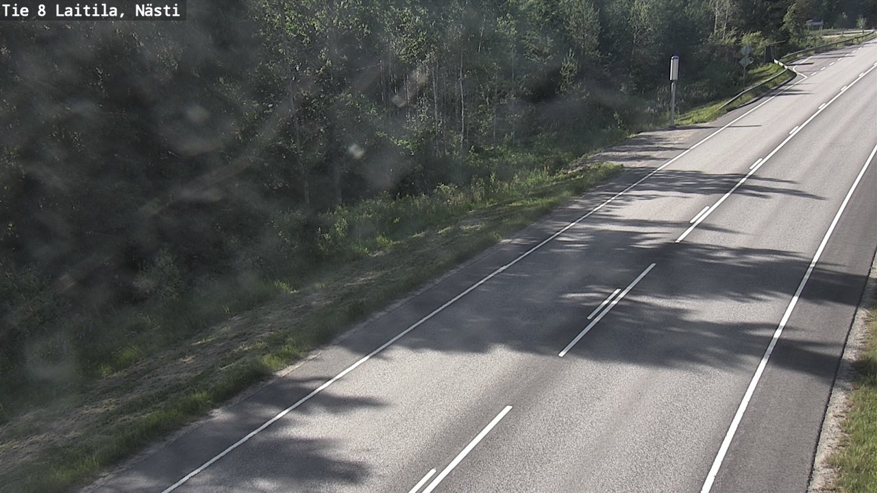 Weather Camera Image Väg 8  Letala, Nästi, Laitila, Varsinais-Suomi