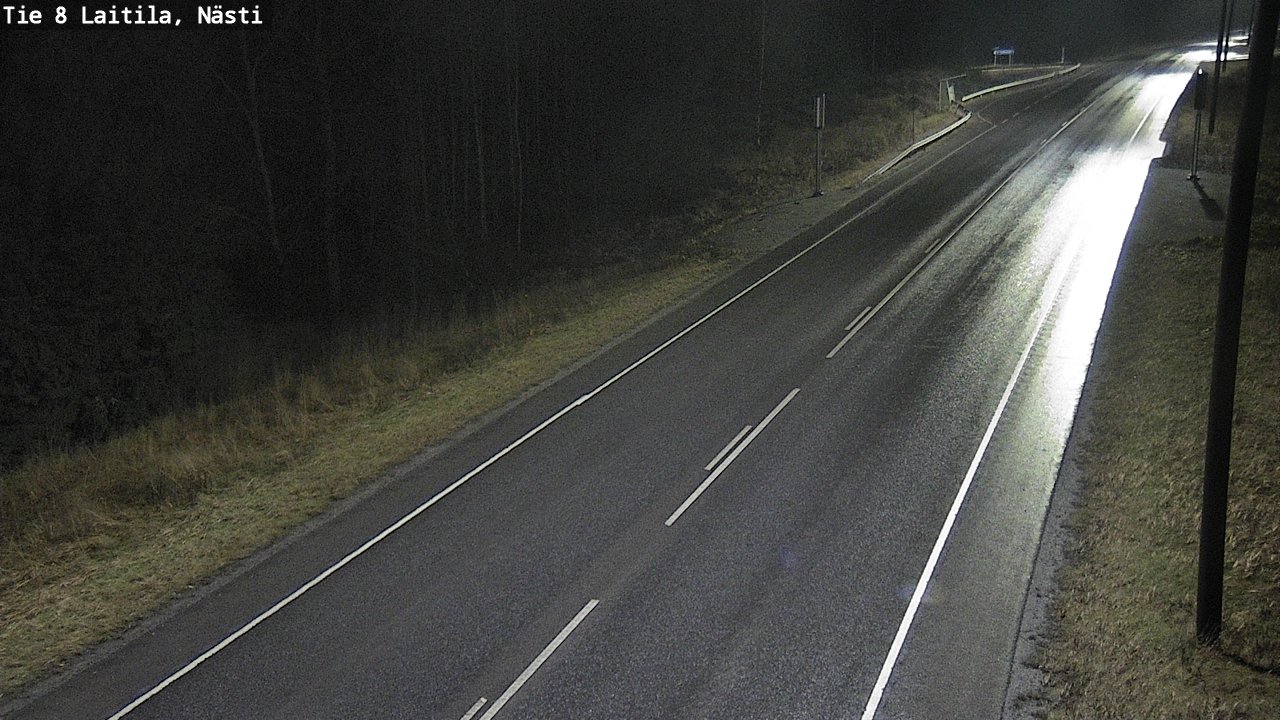 Weather Camera Image Road 8 Laitila, Nästi, Laitila, Varsinais-Suomi