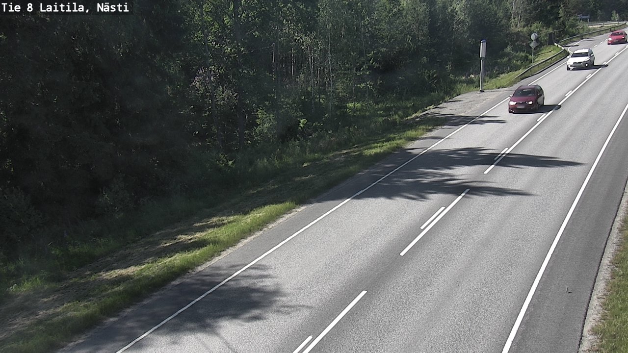 Weather Camera Image Väg 8  Letala, Nästi, Laitila, Varsinais-Suomi
