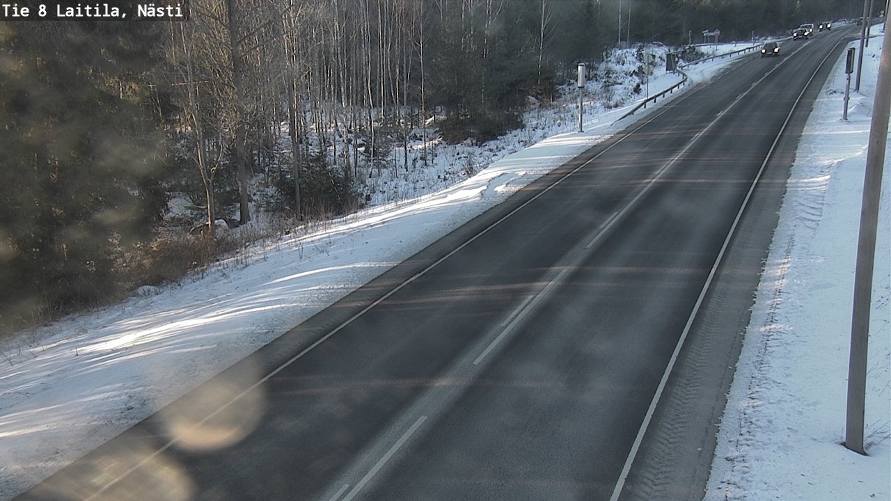Weather Camera Image Road 8  Laitila, Nästi, Laitila, Varsinais-Suomi