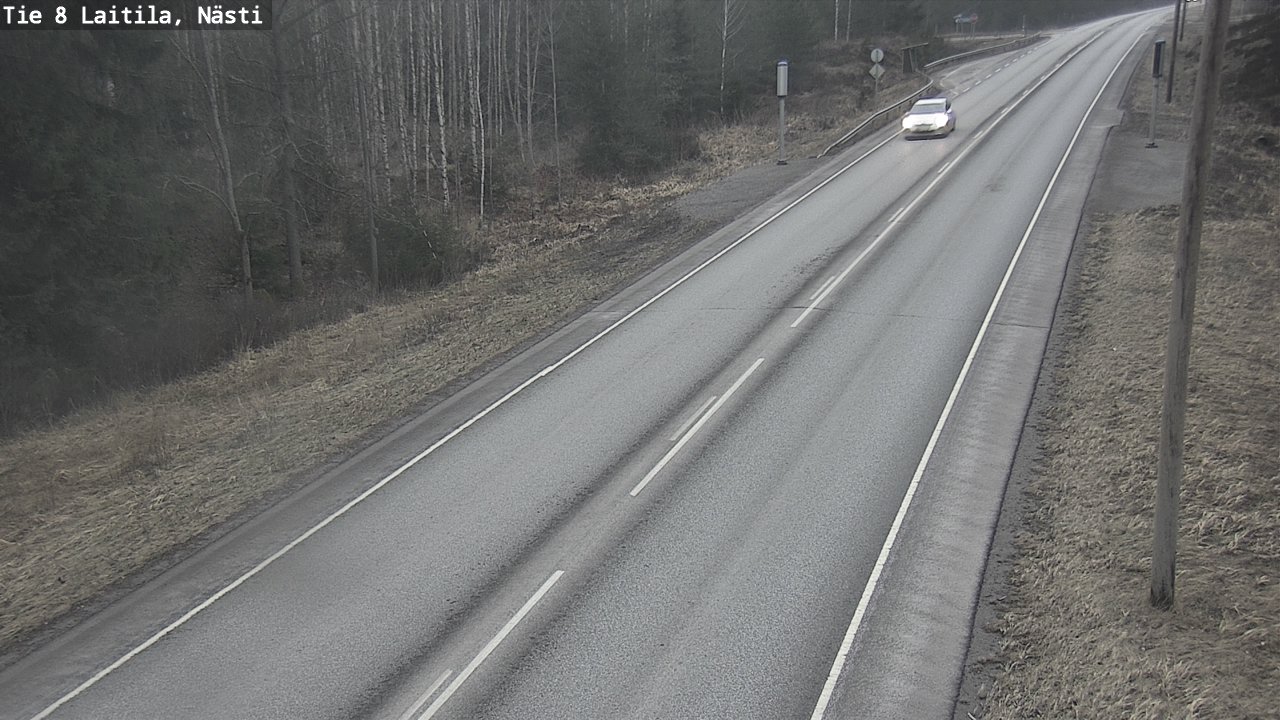 Weather Camera Image Road 8  Laitila, Nästi, Laitila, Varsinais-Suomi