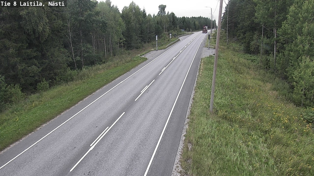 Weather Camera Image Road 8  Laitila, Nästi, Laitila, Varsinais-Suomi