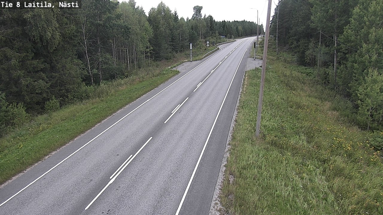 Weather Camera Image Road 8  Laitila, Nästi, Laitila, Varsinais-Suomi