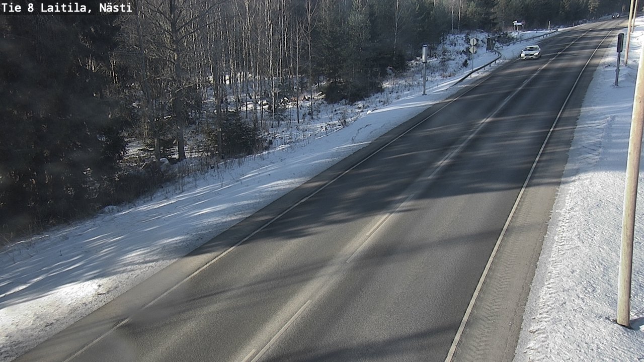 Weather Camera Image Road 8  Laitila, Nästi, Laitila, Varsinais-Suomi