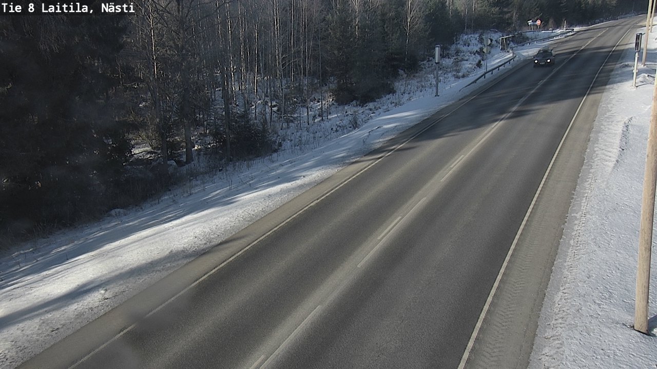 Weather Camera Image Road 8  Laitila, Nästi, Laitila, Varsinais-Suomi