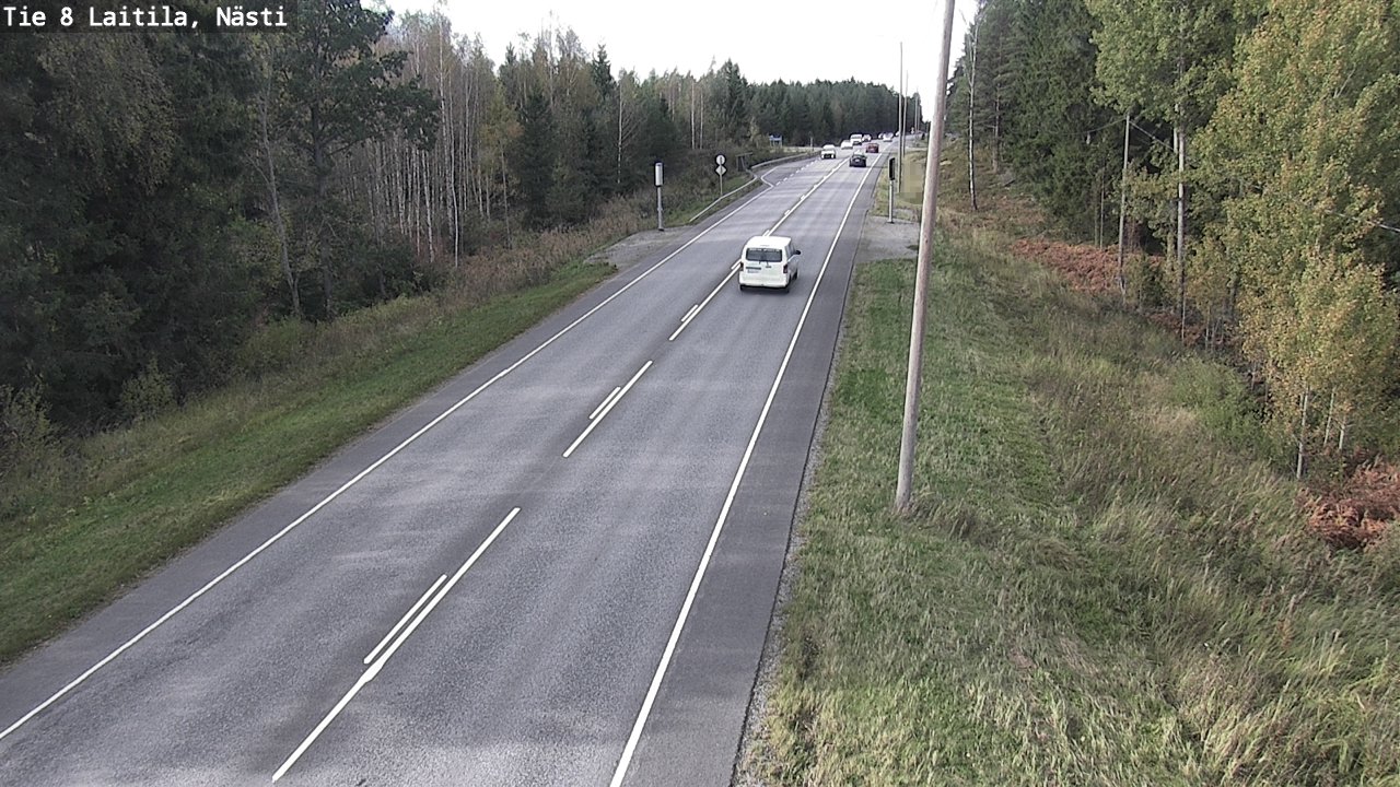 Weather Camera Image Road 8  Laitila, Nästi, Laitila, Varsinais-Suomi