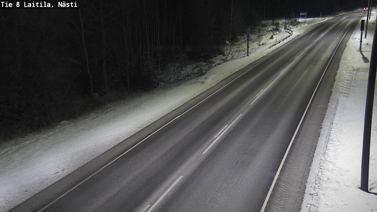 Weather Camera Image Road 8  Laitila, Nästi, Laitila, Varsinais-Suomi