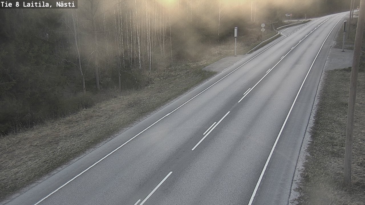 Weather Camera Image Väg 8  Letala, Nästi, Laitila, Varsinais-Suomi