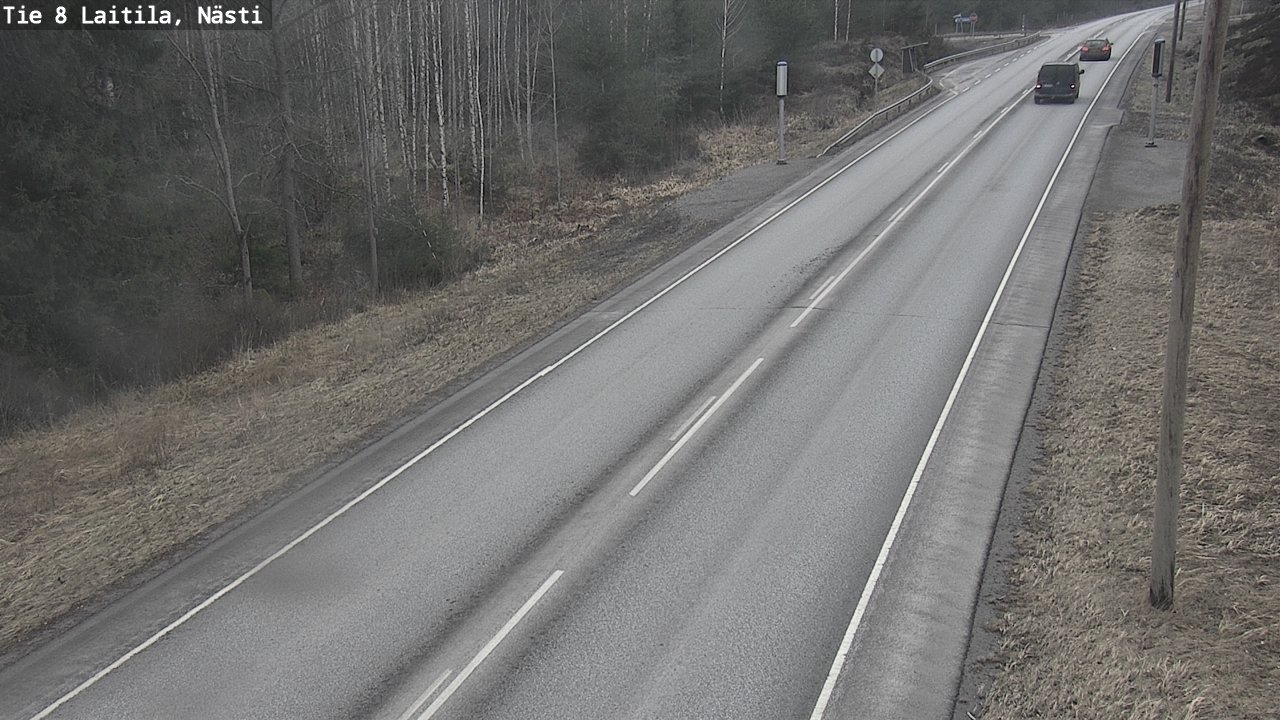 Weather Camera Image Road 8  Laitila, Nästi, Laitila, Varsinais-Suomi