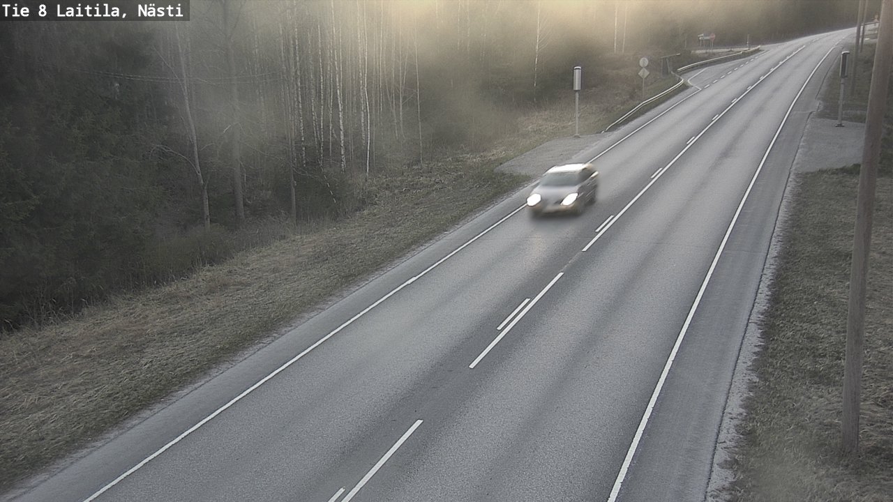 Weather Camera Image Väg 8  Letala, Nästi, Laitila, Varsinais-Suomi