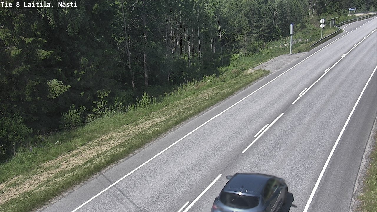 Weather Camera Image Väg 8  Letala, Nästi, Laitila, Varsinais-Suomi