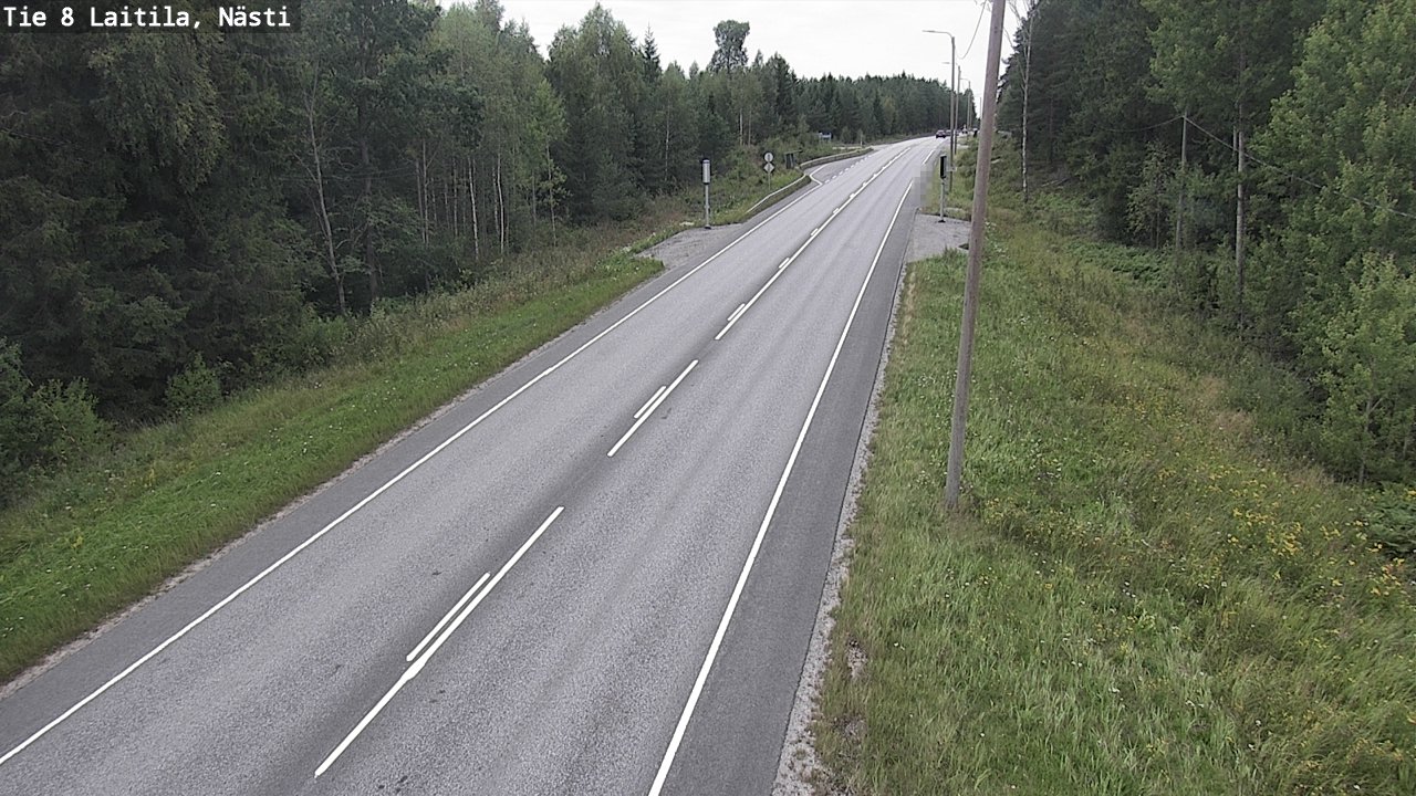 Weather Camera Image Road 8  Laitila, Nästi, Laitila, Varsinais-Suomi