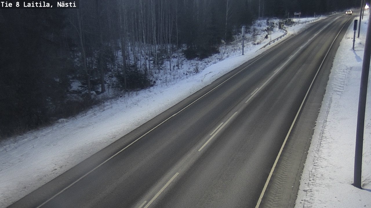 Weather Camera Image Road 8  Laitila, Nästi, Laitila, Varsinais-Suomi