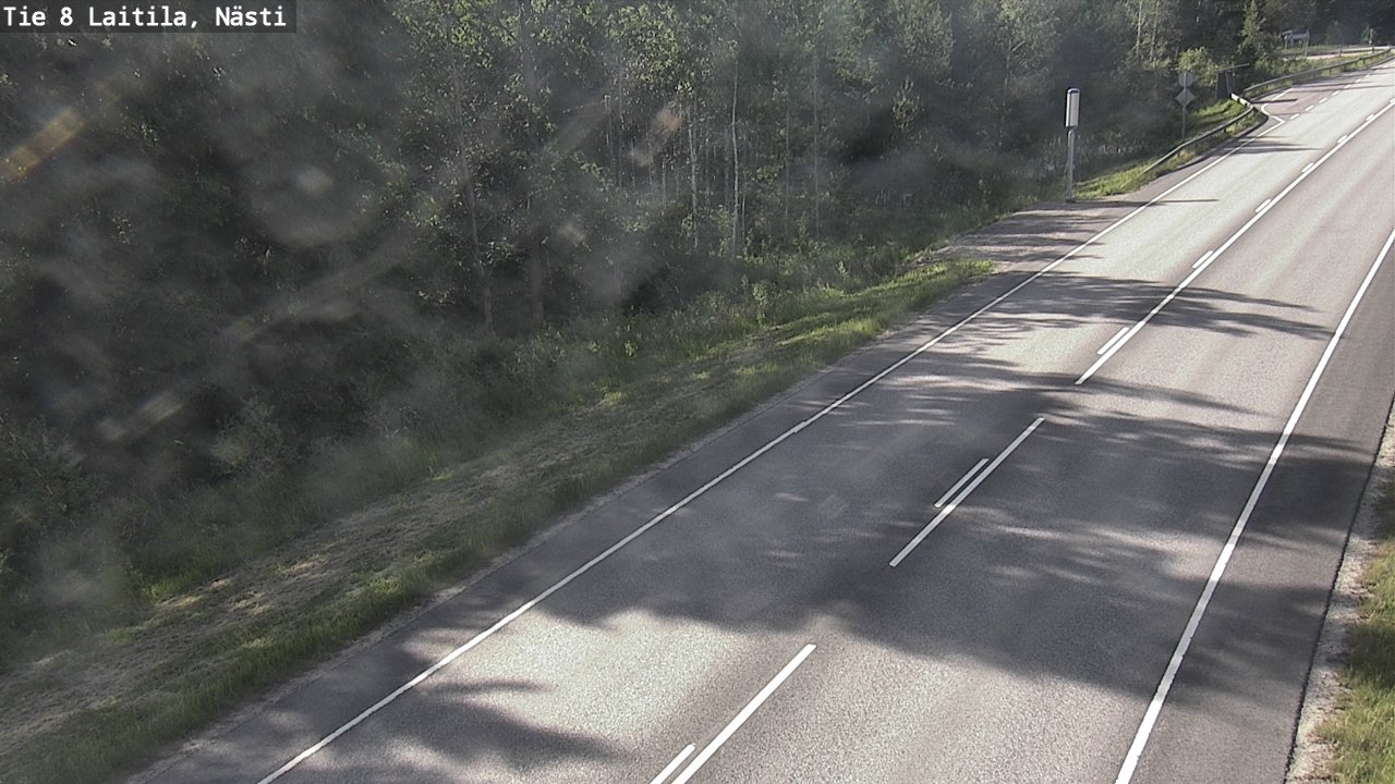 Weather Camera Image Väg 8  Letala, Nästi, Laitila, Varsinais-Suomi