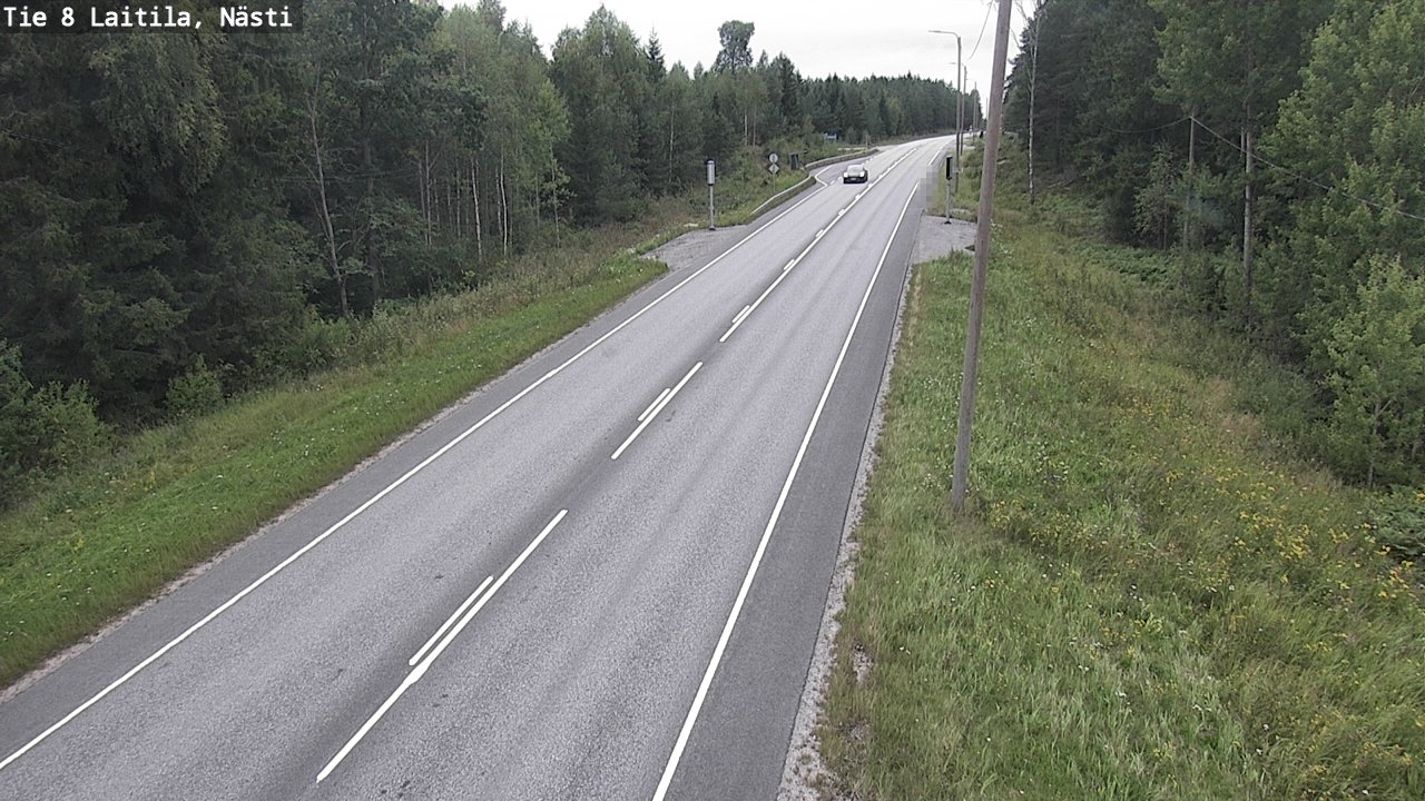 Weather Camera Image Road 8  Laitila, Nästi, Laitila, Varsinais-Suomi