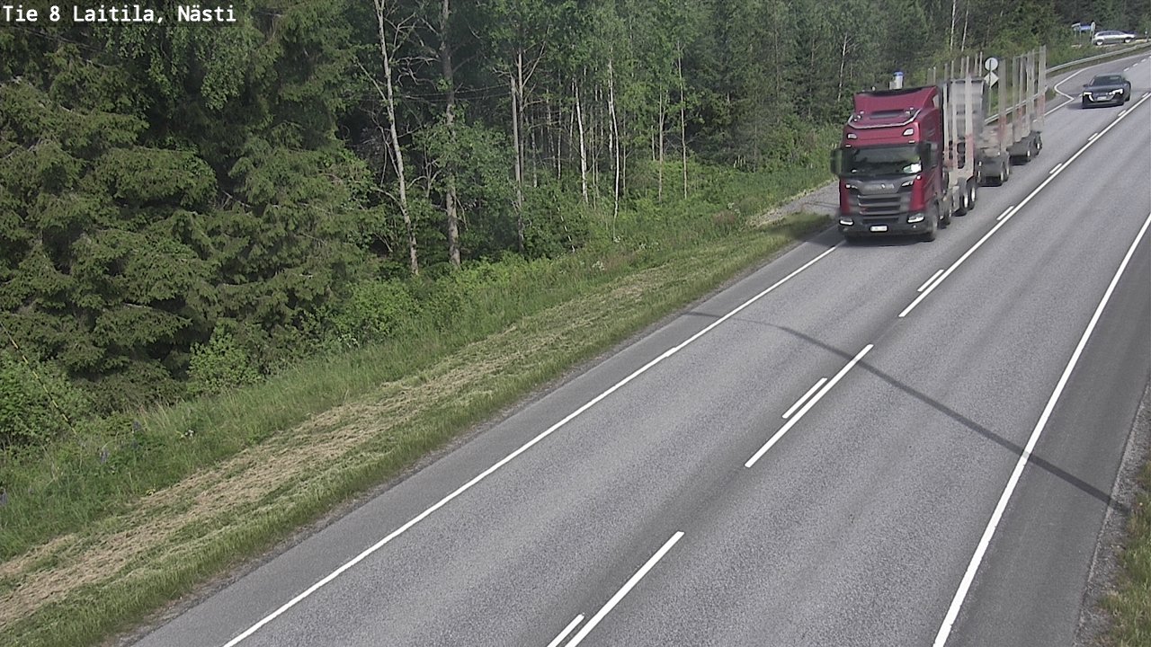 Weather Camera Image Väg 8  Letala, Nästi, Laitila, Varsinais-Suomi