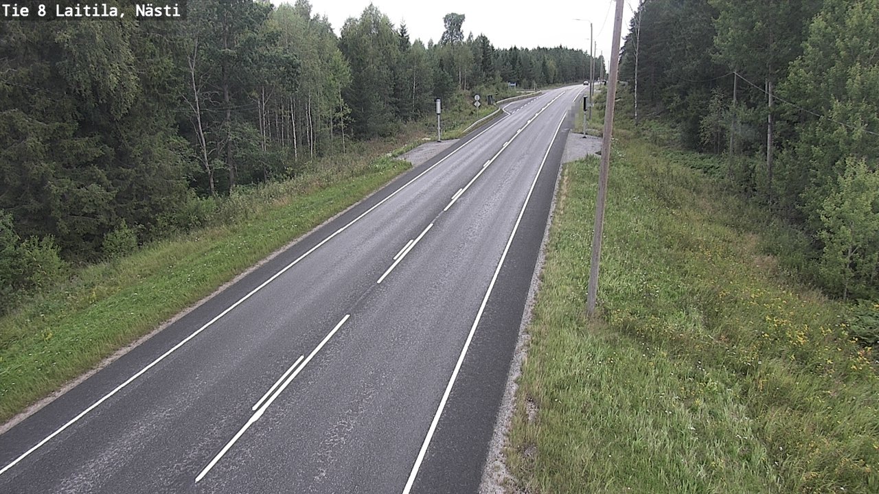Weather Camera Image Road 8  Laitila, Nästi, Laitila, Varsinais-Suomi