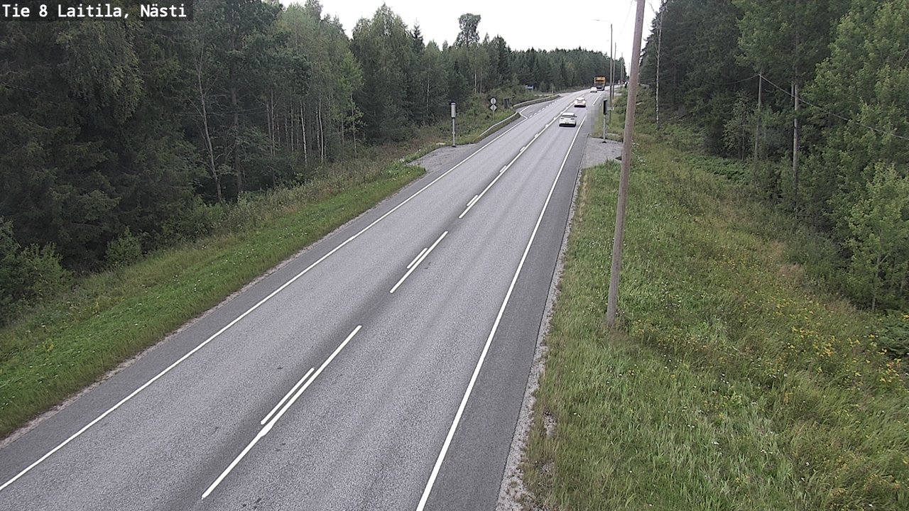 Weather Camera Image Road 8  Laitila, Nästi, Laitila, Varsinais-Suomi