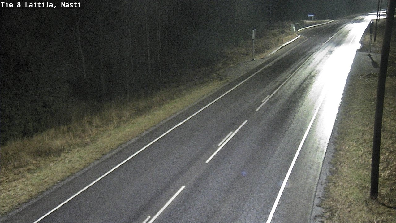 Weather Camera Image Road 8 Laitila, Nästi, Laitila, Varsinais-Suomi