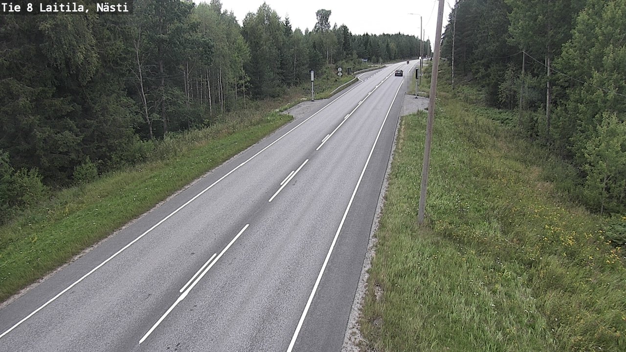 Weather Camera Image Road 8  Laitila, Nästi, Laitila, Varsinais-Suomi