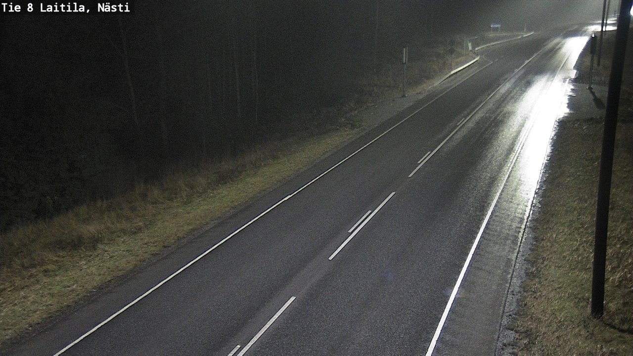 Weather Camera Image Road 8 Laitila, Nästi, Laitila, Varsinais-Suomi