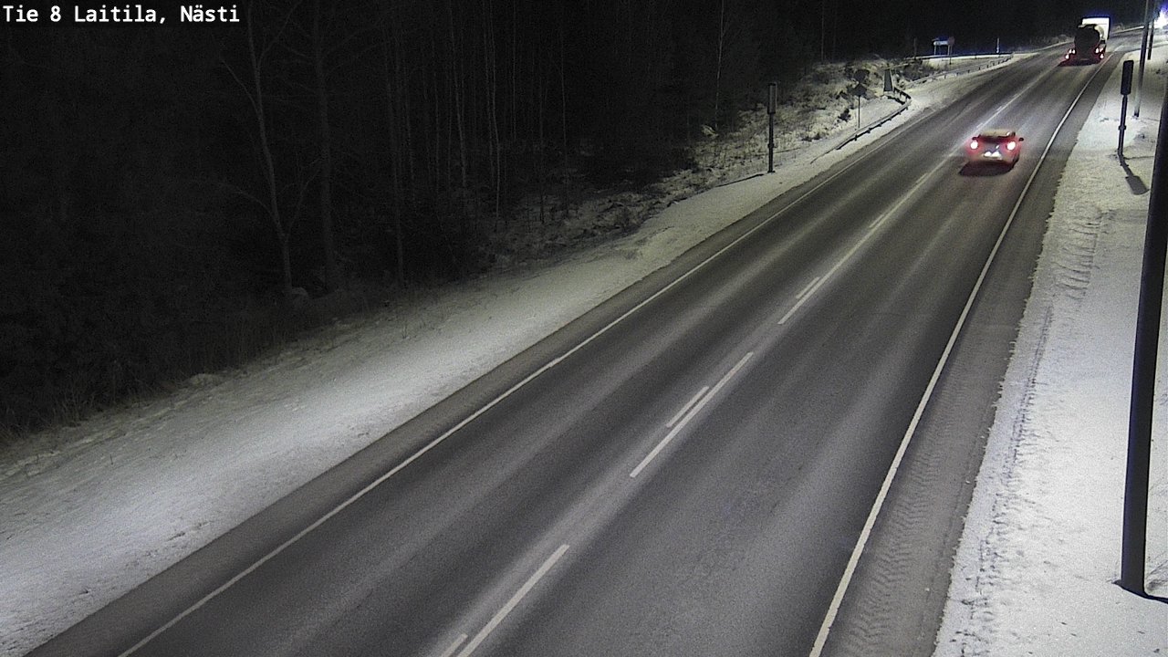 Weather Camera Image Road 8  Laitila, Nästi, Laitila, Varsinais-Suomi
