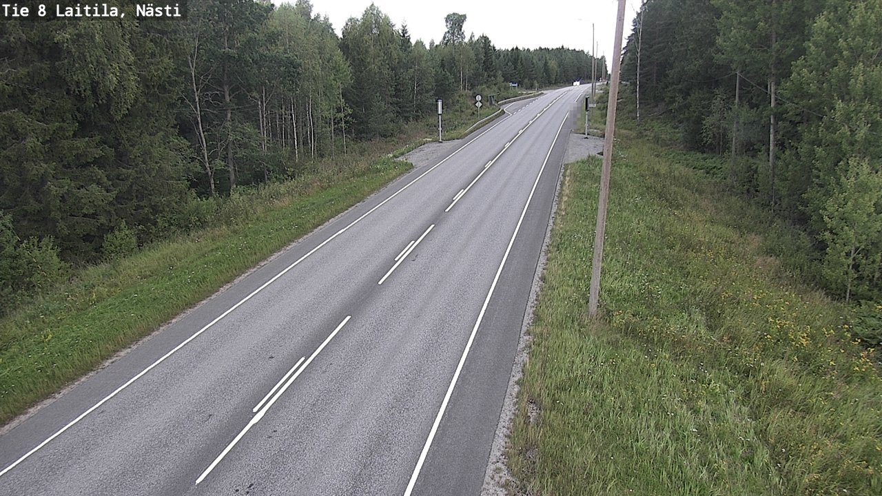 Weather Camera Image Road 8  Laitila, Nästi, Laitila, Varsinais-Suomi