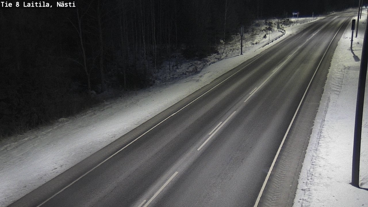 Weather Camera Image Road 8  Laitila, Nästi, Laitila, Varsinais-Suomi