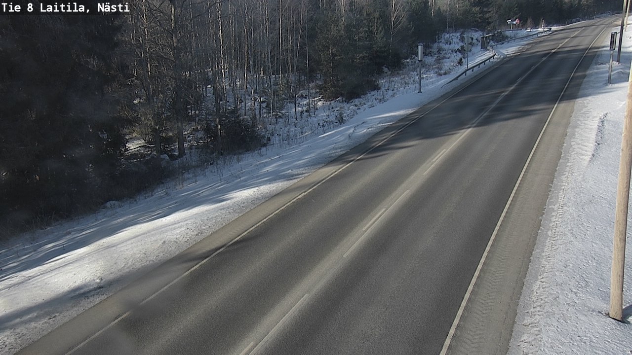 Weather Camera Image Road 8  Laitila, Nästi, Laitila, Varsinais-Suomi