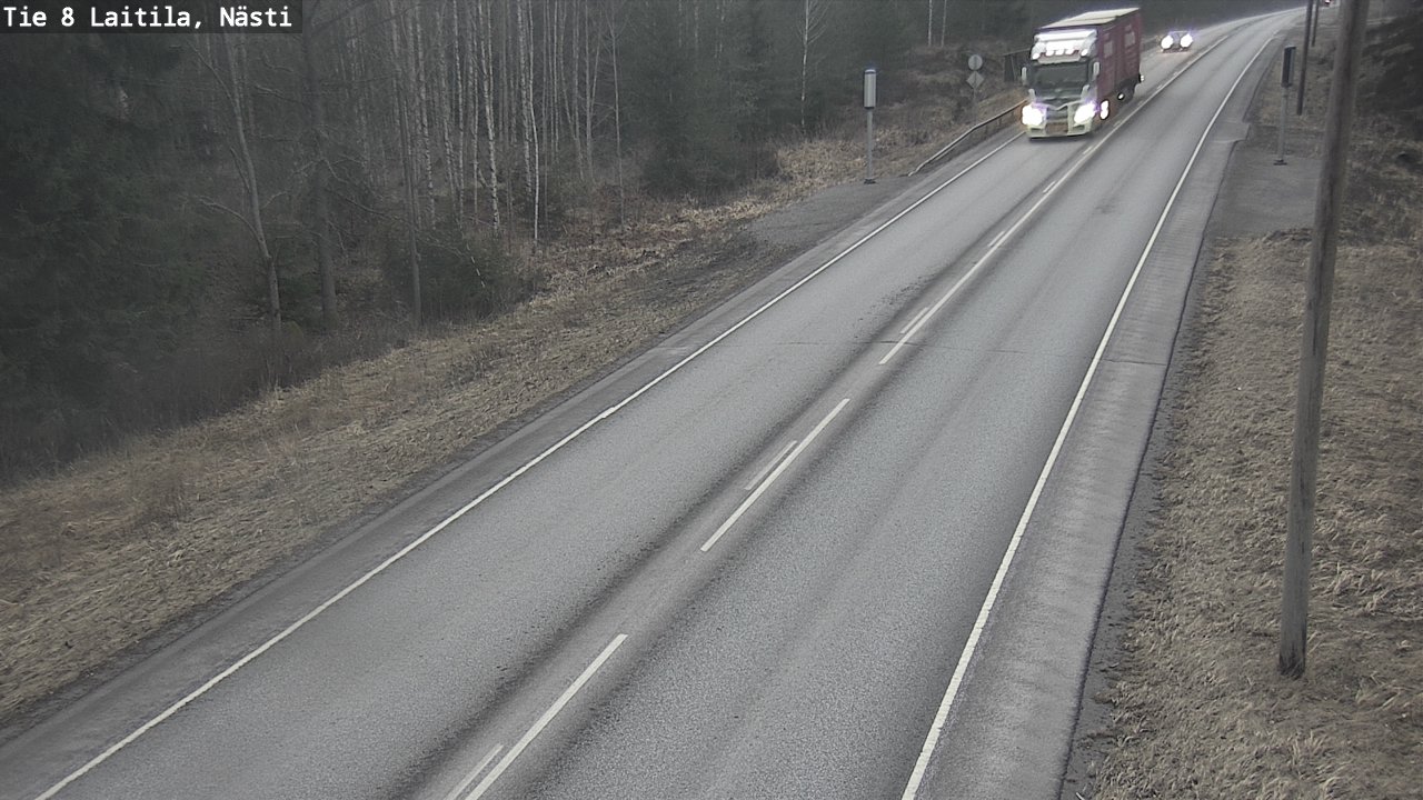 Weather Camera Image Road 8  Laitila, Nästi, Laitila, Varsinais-Suomi