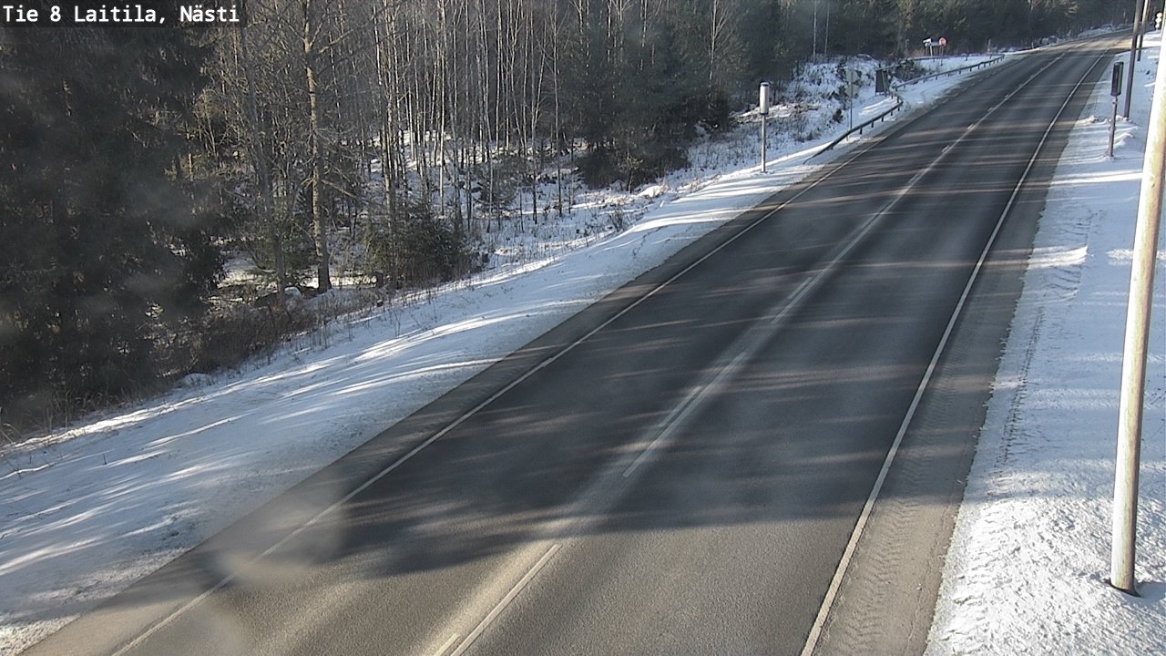 Weather Camera Image Road 8  Laitila, Nästi, Laitila, Varsinais-Suomi