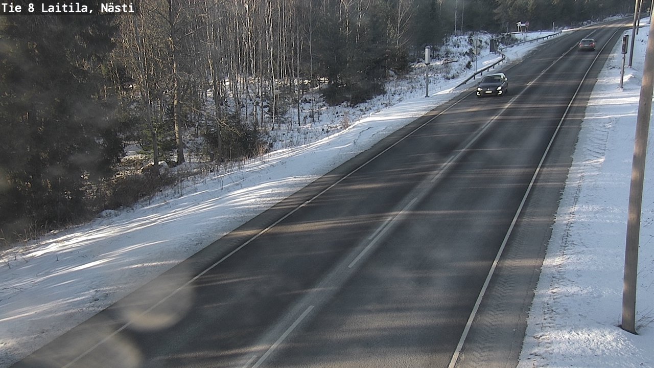 Weather Camera Image Road 8  Laitila, Nästi, Laitila, Varsinais-Suomi