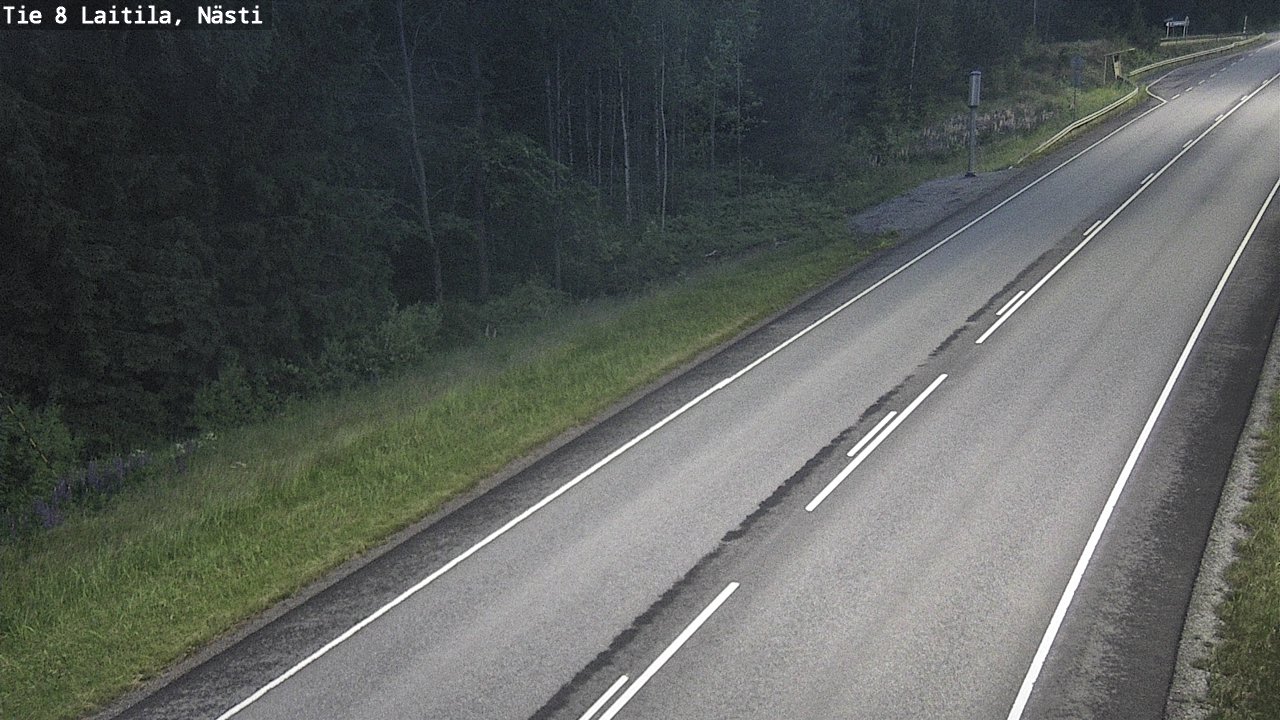 Weather Camera Image Road 8  Laitila, Nästi, Laitila, Varsinais-Suomi