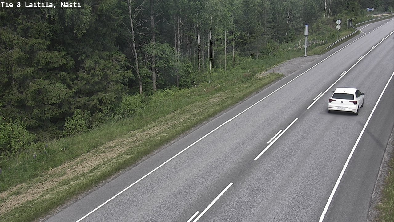 Weather Camera Image Väg 8  Letala, Nästi, Laitila, Varsinais-Suomi