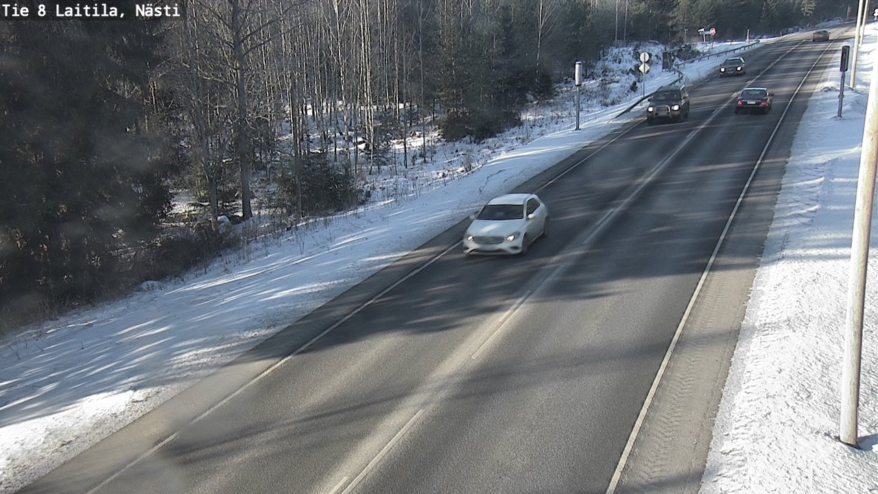 Weather Camera Image Road 8  Laitila, Nästi, Laitila, Varsinais-Suomi