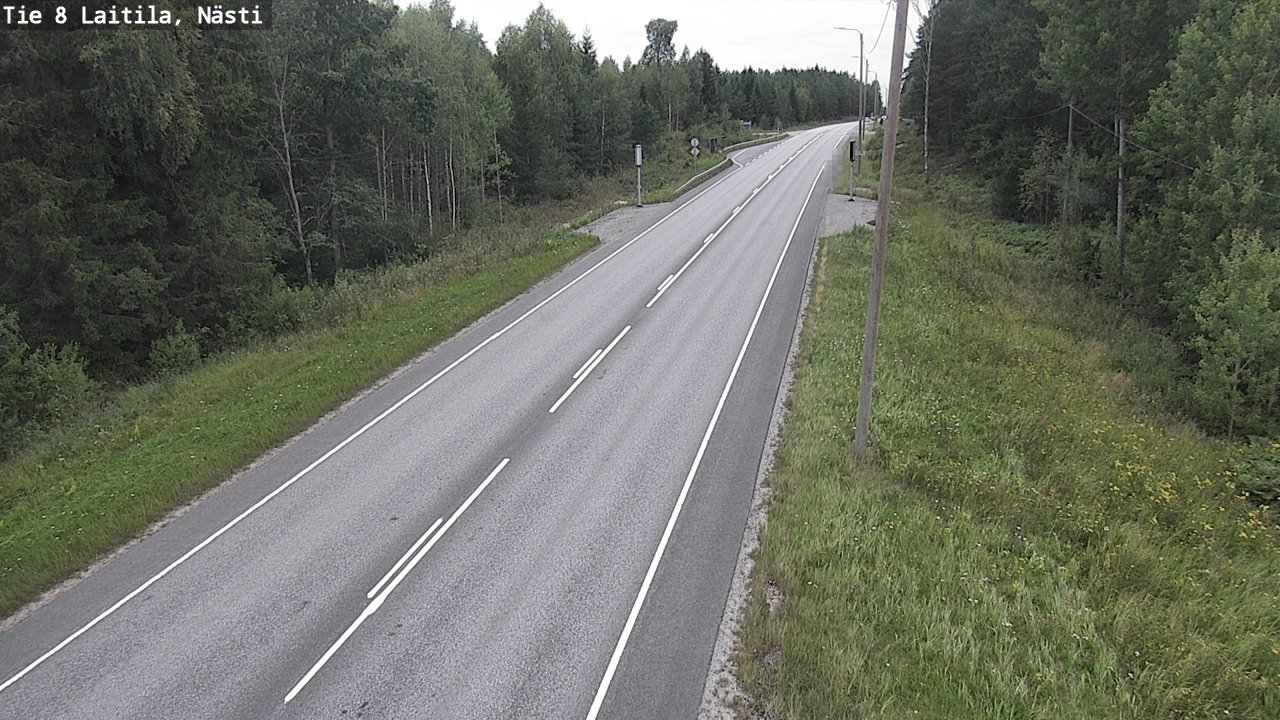 Weather Camera Image Road 8  Laitila, Nästi, Laitila, Varsinais-Suomi