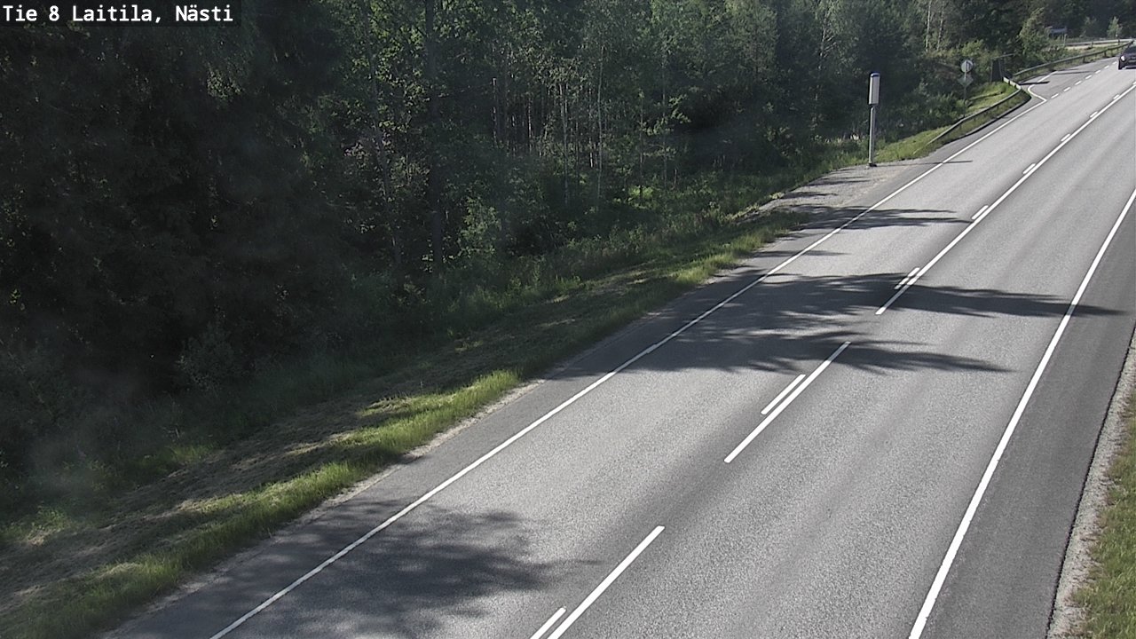 Weather Camera Image Väg 8  Letala, Nästi, Laitila, Varsinais-Suomi