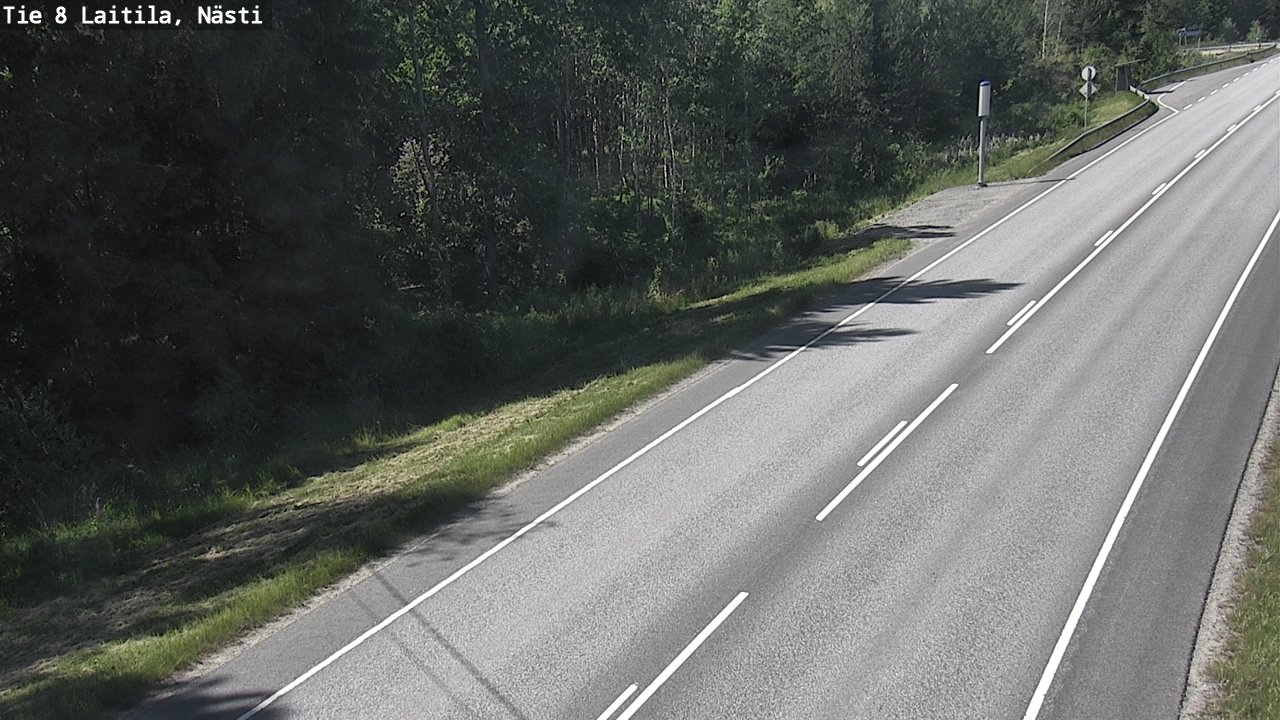 Weather Camera Image Väg 8  Letala, Nästi, Laitila, Varsinais-Suomi