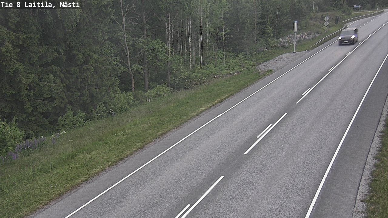 Weather Camera Image Road 8  Laitila, Nästi, Laitila, Varsinais-Suomi
