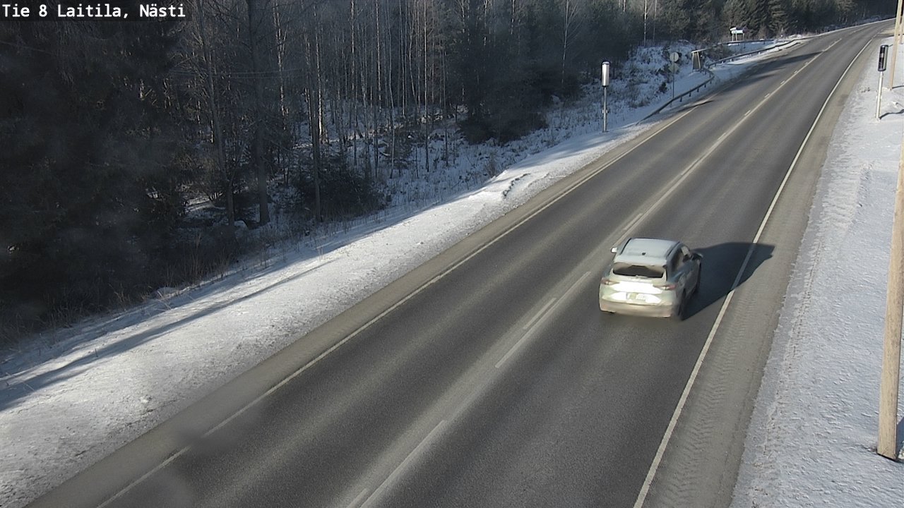 Weather Camera Image Road 8  Laitila, Nästi, Laitila, Varsinais-Suomi