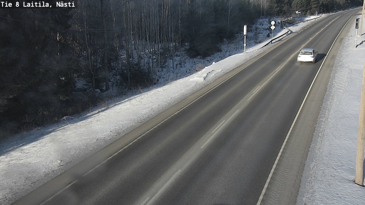 Weather Camera Image Road 8  Laitila, Nästi, Laitila, Varsinais-Suomi