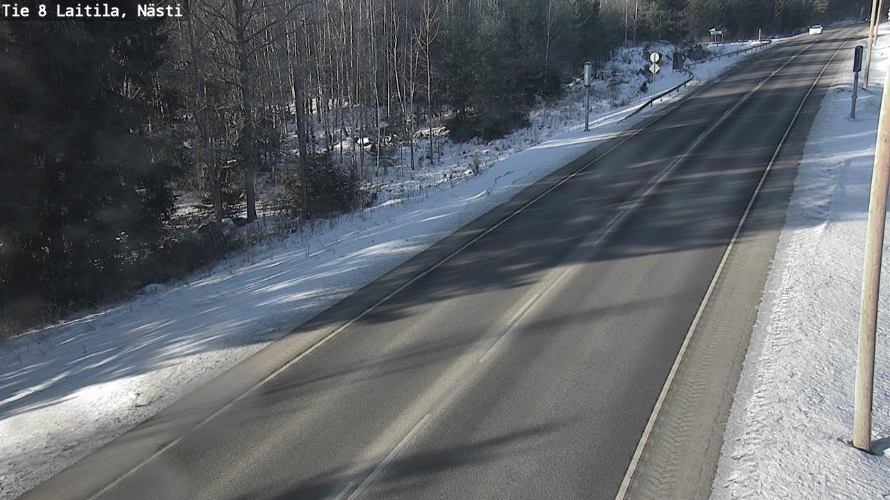 Weather Camera Image Road 8  Laitila, Nästi, Laitila, Varsinais-Suomi