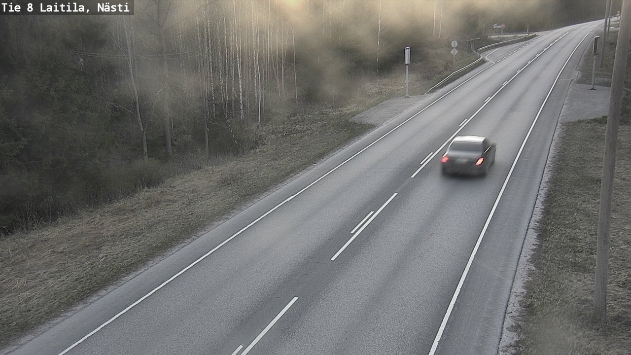 Weather Camera Image Väg 8  Letala, Nästi, Laitila, Varsinais-Suomi