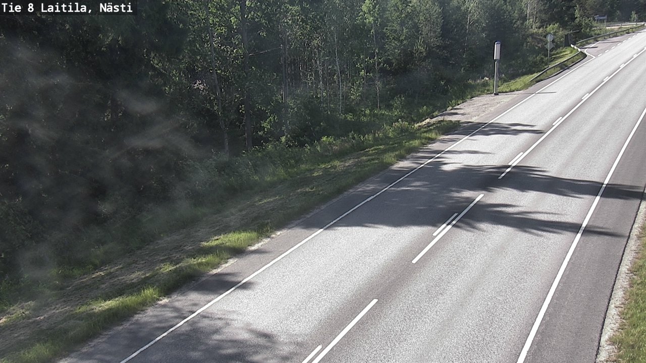 Weather Camera Image Väg 8  Letala, Nästi, Laitila, Varsinais-Suomi