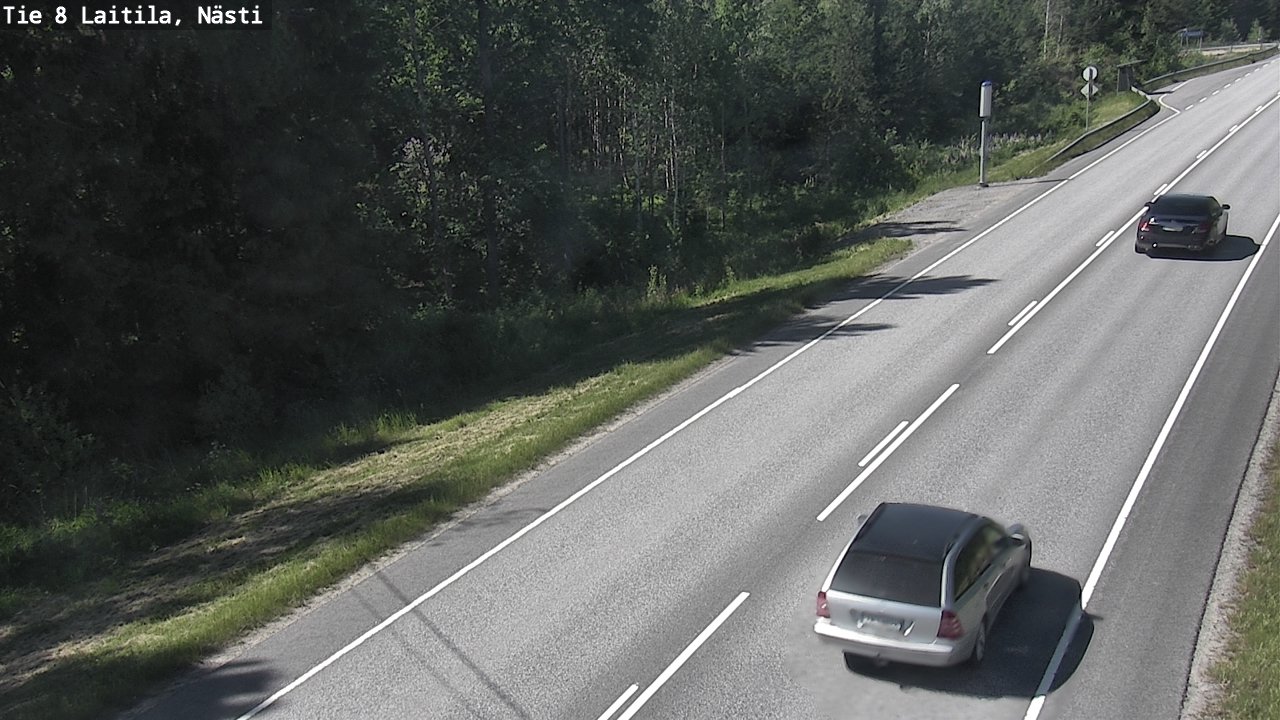 Weather Camera Image Väg 8  Letala, Nästi, Laitila, Varsinais-Suomi