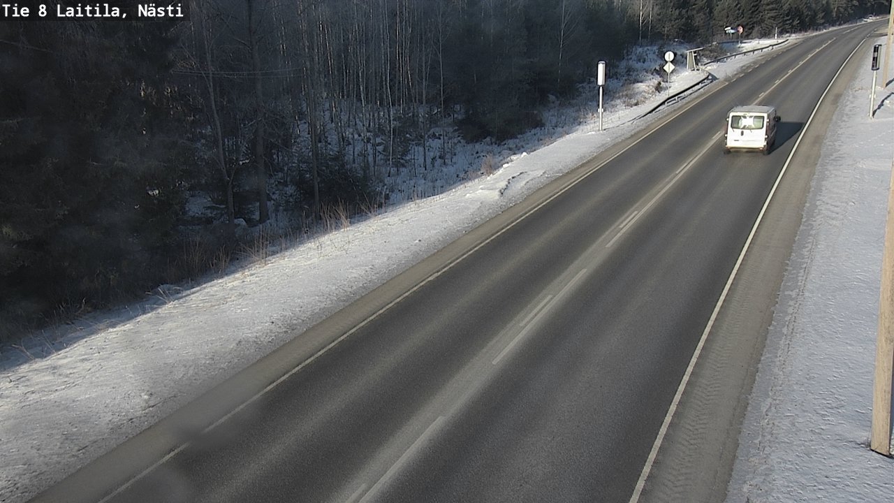 Weather Camera Image Road 8  Laitila, Nästi, Laitila, Varsinais-Suomi