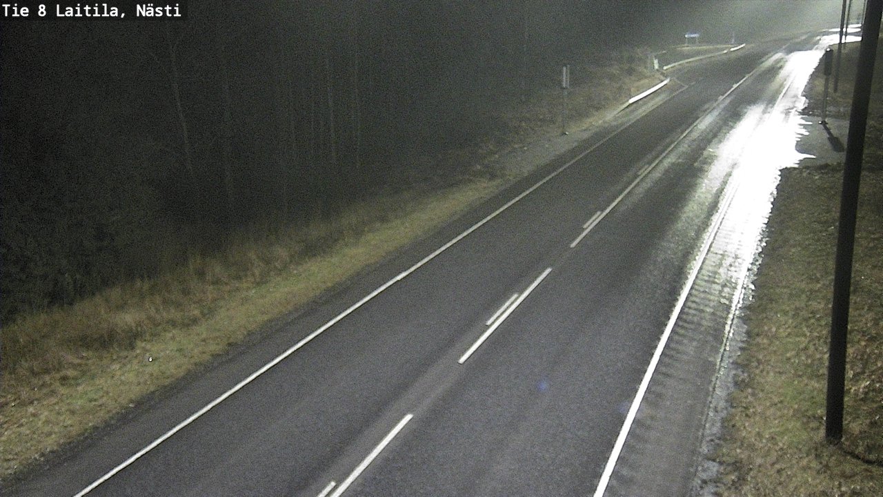 Weather Camera Image Road 8 Laitila, Nästi, Laitila, Varsinais-Suomi