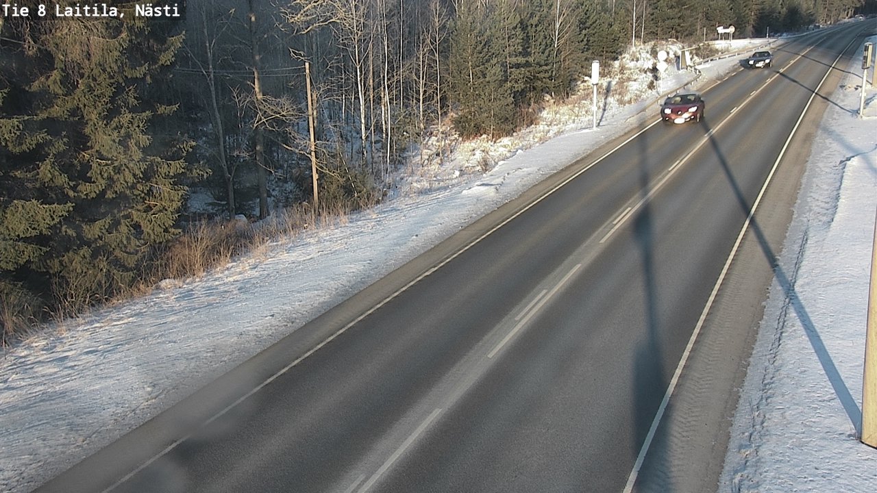Weather Camera Image Road 8  Laitila, Nästi, Laitila, Varsinais-Suomi